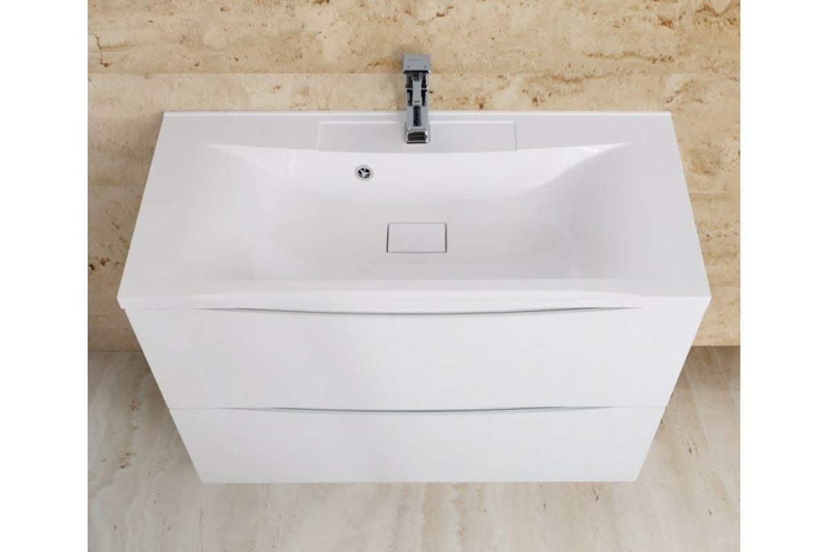 Раковина BELBAGNO Marino 100 (bb1000/445-lv-Mr-PR)