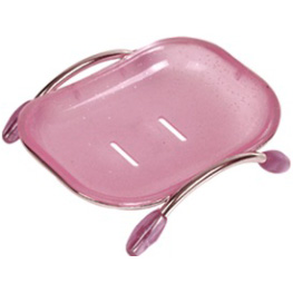 Мыльница настольная Розовая L332 LEDEME