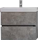 Тумба Даллас 70 + Фостер 70 DB2 бетон светлый (подвесной)