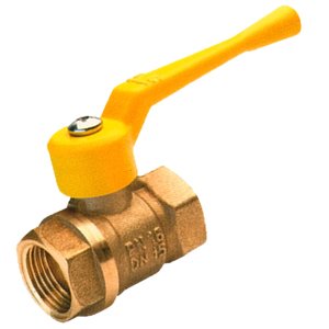 Кран газовый шар.рычаг,м/м Ду 20 ВЗЗА 