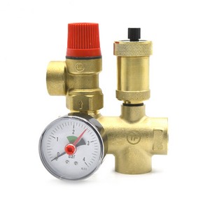 Группа безопасности котла 3 бар 3/4" Thermofix латунь проходная 