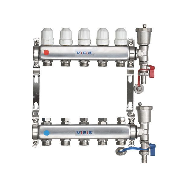Коллектор для теплого пола vieir схема подключения