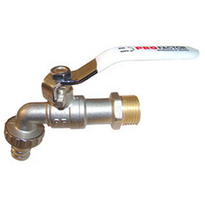 Кран водоразборный Ду 15 (1/2") рыч. SANTERA