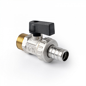 Кран шаровый,Н 1/2,дренажный с патрубком