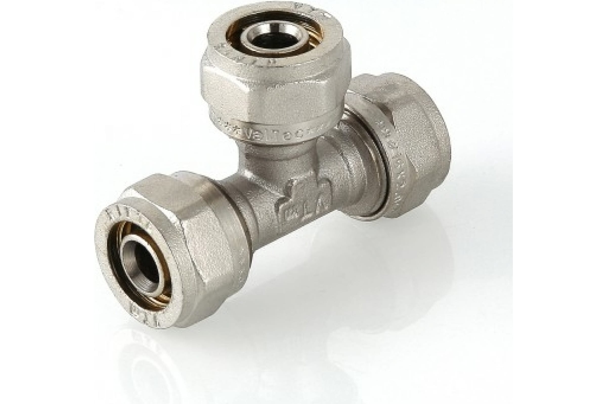 тройник обжимной 20 uni-fitt. тройник металлопластик 16х1/2х16. тройник для гофры промрукав 20. тройник 16х1/2" vtm. тройник aqualink 2381.