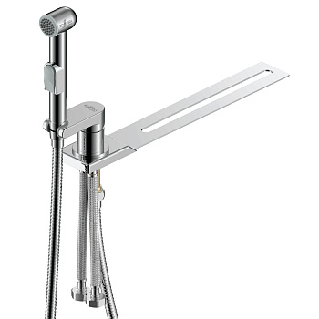 Смеситель X25-56 с гигиен. душ.вст. под к/у  ROSSINKA