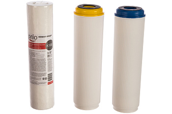 Комплект картриджей K100, K205, K300 Для фильтров «под мойку» моделей Praktic EU300, EU310