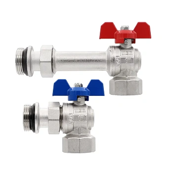 Комплект кранов с разъем. соед-м для кол. группы Ду 1" VER63 VIEIR 