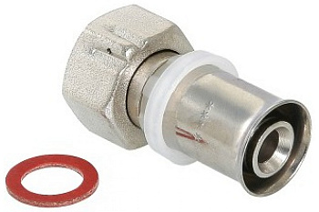 Пресс соед с накидной гайкой 16*1/2 VTm 222 