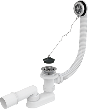 Сифон для ванны хромированный ALCAPLAST