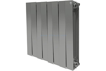 Радиатор биметалл Royal Thermo PianoForte 500/100 Silver Statin 8секц 
