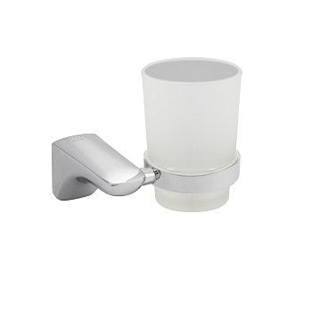 Стакан стеклянный с креплением к стене TITAN 77005 Sanaks