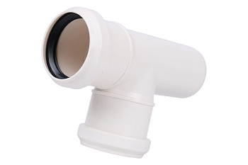 Тройник Ду40*40*90º бесшумный Sinikon