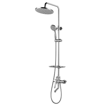  Смеситель LM0462C "ЛИНАРА" для ванны с тропич душем LEMARK