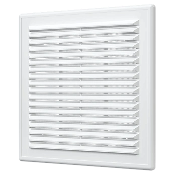 Решётка вентиляционная "ERA" (белая , пластик) (208х208) (2121Р)