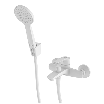 Смеситель RAYWT02i02 для ванны белый матовый RAY  IDDIS