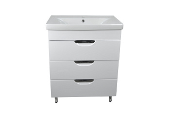 Тумба Стиль Соло 70/3 Н 700*850*435 + раковина SAVA 70