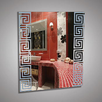 45168 EvaGold Зеркало 46,5*53.5 с римск.рис.без полки