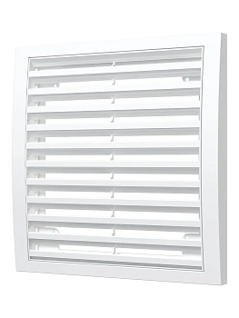 Решётка вентиляционная "ERA" (белая , пластик) (200х200) (2020 РР)