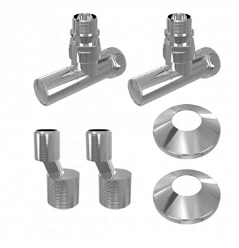 Комплект подключения LM03412R с круглыми вентилями  LEMARK