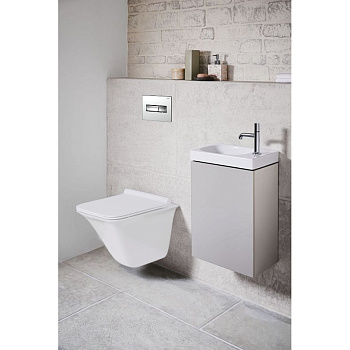 Сет 3в1 Инсталляция LORANTO + кл. Line хром глян.+унитаз ANTE белый