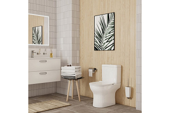 Унитаз-компакт  безободковый IDDIS Drum