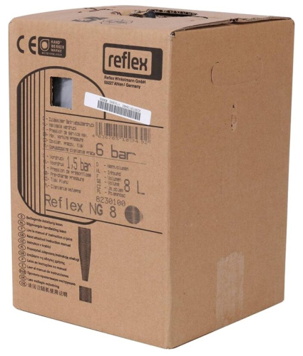 Бак расширительный  8л для отопления NG 8 л (3/4) Reflex