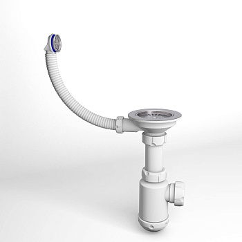 Сифон GRAND 3 1/2 с круг. переливом