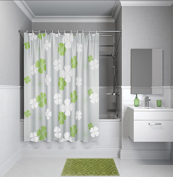 Штора для ванной комнаты, 180*180 см, PEVA, P07PV11i11