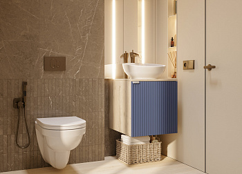 Умывальник накладной ART 40 Cut белый WB.CT/Art/40-N.Cut/WHT.G/S1