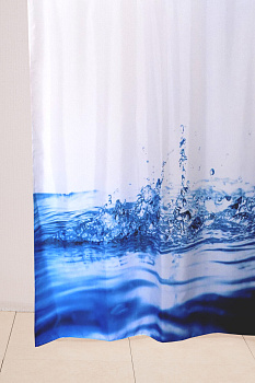 Штора для ванной 180х180 WS-817 "Капля" 