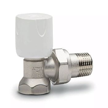 Вентиль регулиров. угловой верх. радиат.1/2 RS102 Luxor