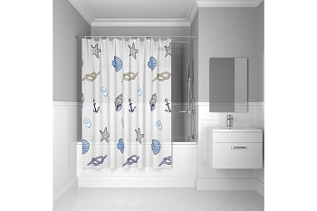 Штора для ванной комнаты, 180*180 см, PEVA, P24PV11i11 IDDIS