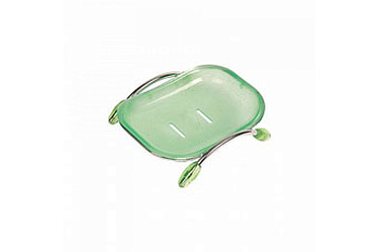 Мыльница L333 на стол пластик. зеленая LEDEME