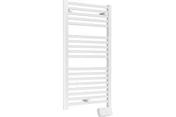 Полотенцесушитель электрический Atlantic Theola Digital NW 300W белый узкий