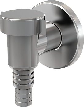 Сифон для стиральной машины, APS1 наружный, хром