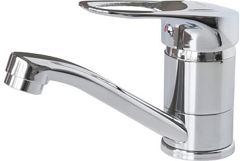 Смеситель F4528-2 (40мм. кухня средний нос с жел гай) FRAP