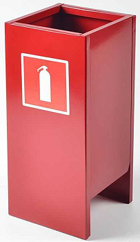 Подставка д/огнетушителя п-15 красная напольная