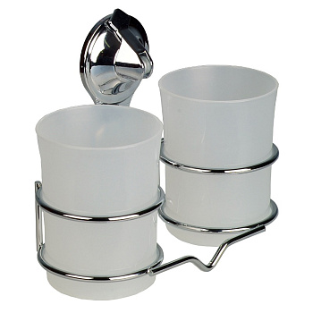 Стакан двойной на присоске BI-1001