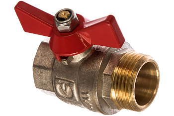 Кран шар. внутр./наруж. Ду 25 (1") бабоч. VT.218 ValTec Base