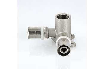 Тройник пресс с креплением 20х1/2" VTm 234 Valtec