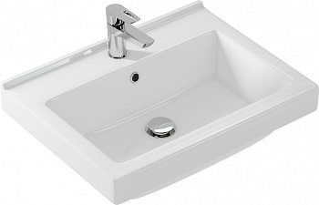 Раковина встраиваемая Grand 60 1отв. белый