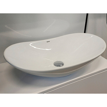 Раковина накладная белая глянцевая 615*360*155 R7811А REDO