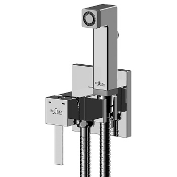 Смеситель X25-53 с гигиен. душ/вст. Rossinka Silvermix 