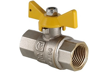 Кран газ бабочка г/г 3/4" VT.277 Газ ValTec 