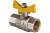 Кран газ бабочка г/г 3/4" VT.277 Газ ValTec 