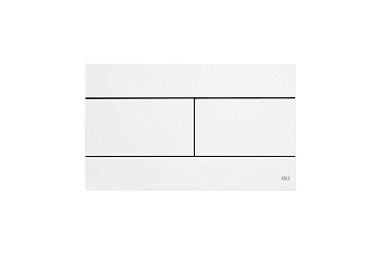 Панель механ. Двойная SLIM, пластик белый