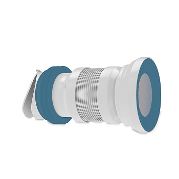 Гофра д/унитаза 350мм с клапаном