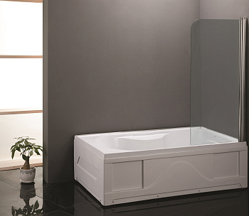 Душ. шторка СS-702 120*65 прозрач. стекло