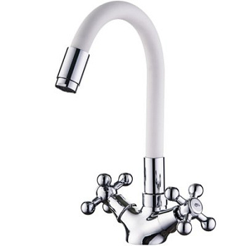 Смеситель L1319-9  для кухни силиконовый серый LEDEME 